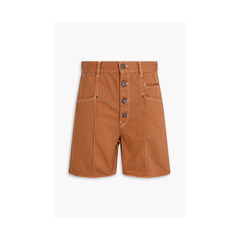 【迷衣海淘小程序】 ISABEL MARANT Nadia 磨破牛仔短裤女