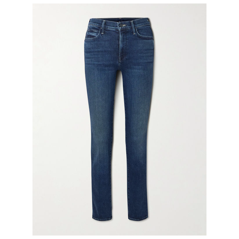 mother denim Rascal Skimp 高腰细脚牛仔裤女