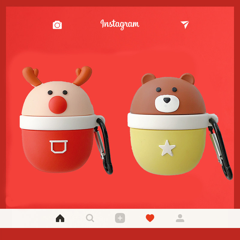 正品原裝airpods保護套 矽膠卡通聖誕樹麋鹿潮蘋果airpod潮耳機殼在類目 3C數碼配件, MP3/MP4配件, 耳機配件中 - 來自Buy2taobao.com提供專業的淘寶代購服務