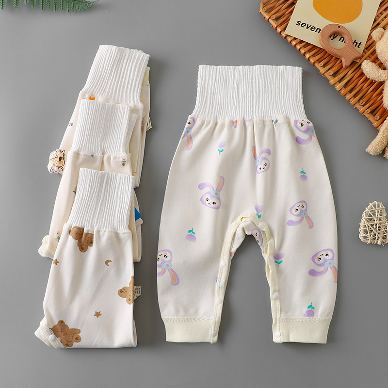 婴儿高腰护肚裤宝宝秋裤开裆按扣初生无骨大屁屁睡裤儿童裤子春秋,童装/婴儿装/亲子装,保暖裤,淘宝优惠券,粉丝福利购,淘宝优惠卷
