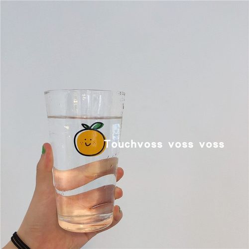 韩国可爱卡通风耐高温学生果汁杯