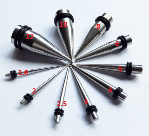 钛钢扩孔针耳扩尖锥扩孔器增大