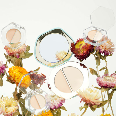 彩棠高光膏小中样双效双色修容盘粉哑光双拼脸部提亮遮泪沟黑眼圈