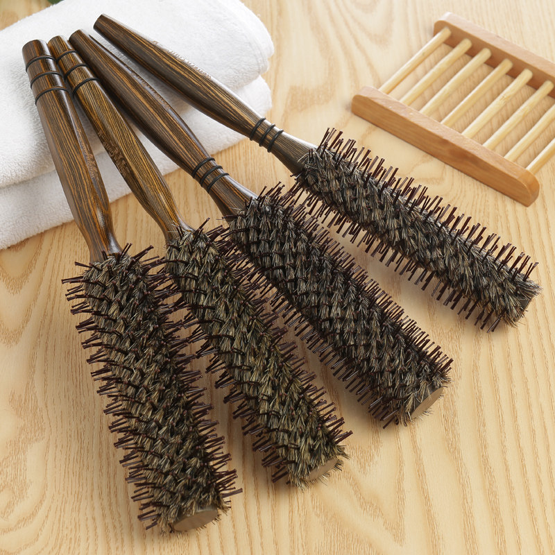 发廊专业猪鬃毛梳子卷发梳子内扣吹直发造型梳家用圆滚梳卷梳木梳|ruв категории семья/личные чистящие средства, потребительских уборка посуды, гребень/портативный зеркало, гребень/макияж гребень/массаж гребень - от Buy2taobao.com для оказания профессиональной услуги покупки агента Taobao