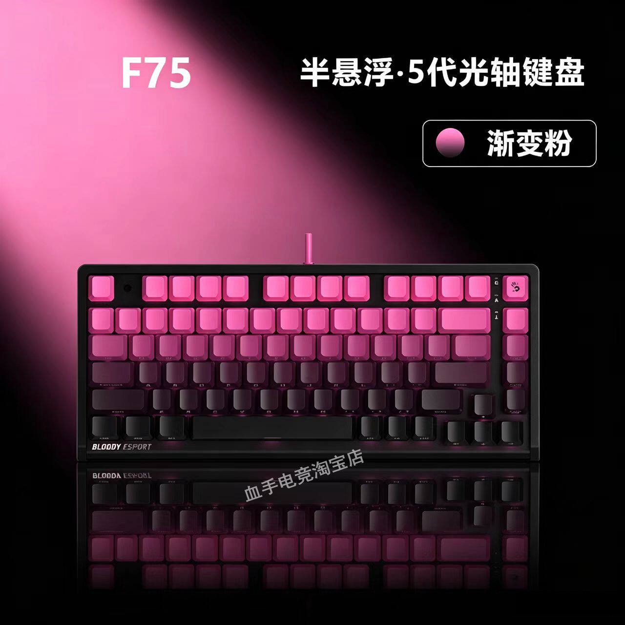 双飞燕血手幽灵F75键盘