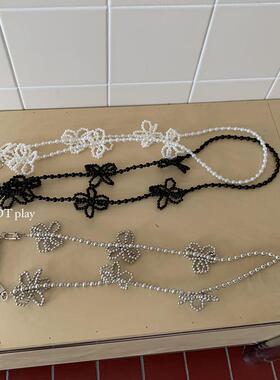 DT play 《Flower Dance》花朵挎带韩国ins风小众博主高级适用于iphone15/14promax苹果11/12/13手机壳保护套