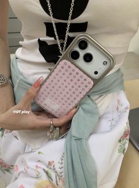 DT play 粉色星星少女闪闪可爱温柔韩国ins博主小众设计适用于iphone17promax/16/15苹果14/13手机壳保护套