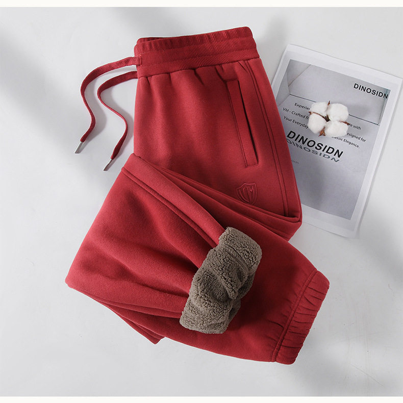 新款冬季加绒加厚纯棉羊羔绒卫裤女束脚高腰外穿保暖御寒休闲裤子,女装/女士精品,卫裤,淘宝优惠券,粉丝福利购,淘宝优惠卷