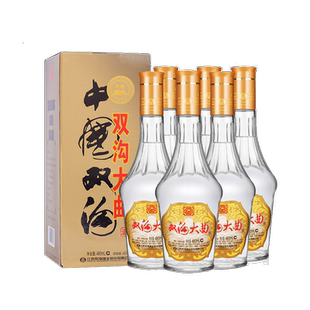 【正品保障】双沟大曲大名玻46度480ml*6瓶整箱浓香型白酒粮食酒