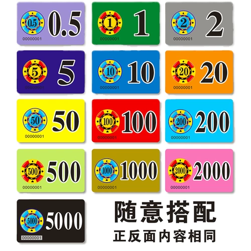 Двусторонние карточки, водонепроницаемые монеты, подходит для игры в карты и шахматы, увеличенная толщина, делается под заказ