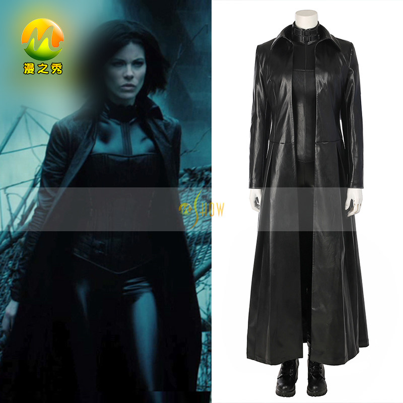 漫之秀黑夜传说5血战吸血鬼女战士塞琳娜cos服Selene同款服装定制
