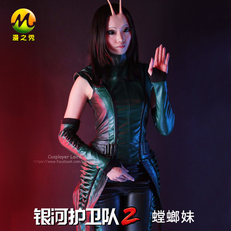 漫之秀漫威电影银河护卫队队服2cos螳螂女Mantiscosplay服装全套