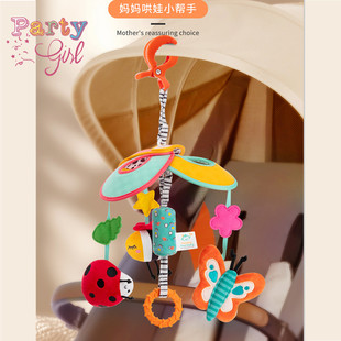 新生婴儿推车挂件风铃玩具吊摇铃悬挂式 床铃益智宝宝车载安抚挂饰