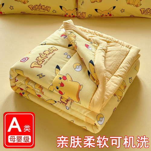 A类纯棉儿童夏凉被四件套