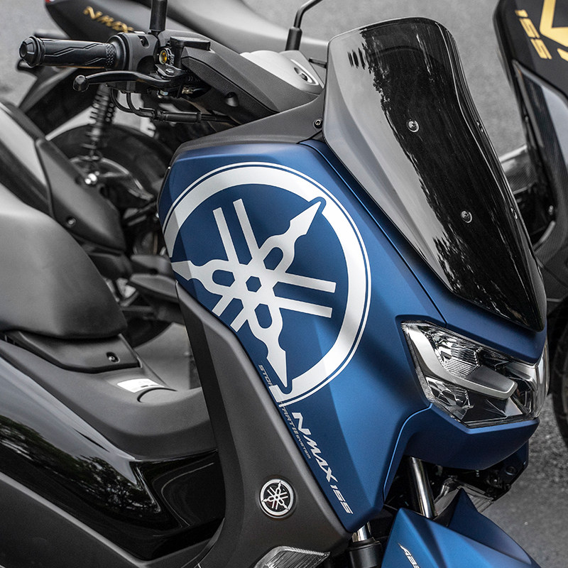 适用于2020新款雅马哈nmax155贴纸车贴改装配件拉花车头版花 防水