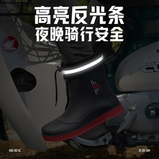 中筒雨鞋男款户外男士防水钓鱼工作新款耐磨时尚防滑雨靴厨房胶鞋