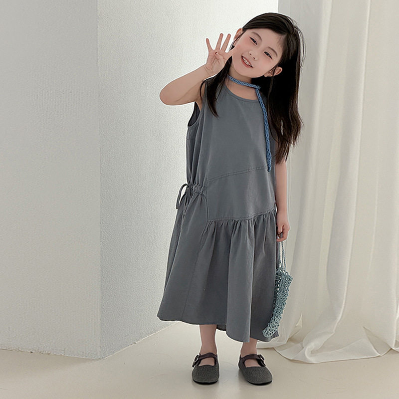 女童2026春夏季韩版宝宝显瘦背心裙子新款休闲洋气百搭连衣裙