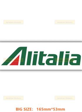 意大利航空标志大号3M防水贴纸3M防水笔记本贴纸潮贴行李箱贴