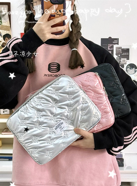 Y2K芭蕾蝴蝶结11寸iPadpro平板内胆包14寸笔记本保护套电脑收纳包