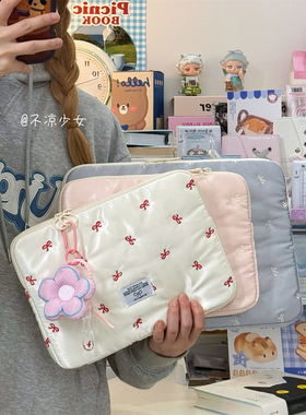 蝴蝶结11寸12.9寸iPadpro平板内胆包14寸笔记本电脑保护套收纳包