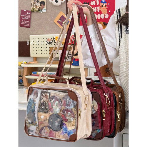 学院风JK少女制服包日系二次元美拉德斜挎包谷子吧唧痛包20cm娃包