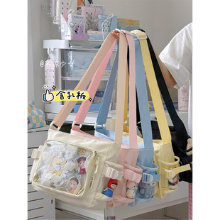 不凉少女铺二次元 漫展透明斜挎包简约百搭单肩吧唧小食量痛包娃包