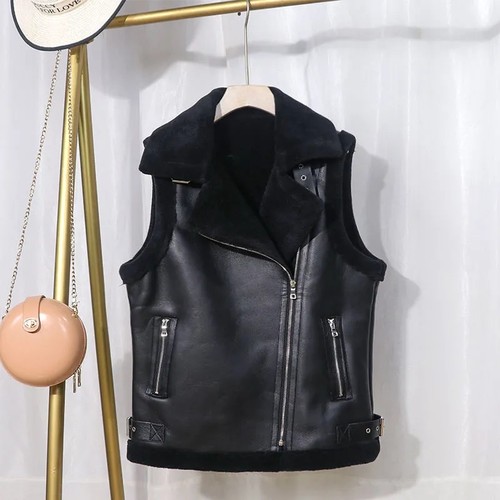 春季热销皮毛一体新款羊剪绒马夹