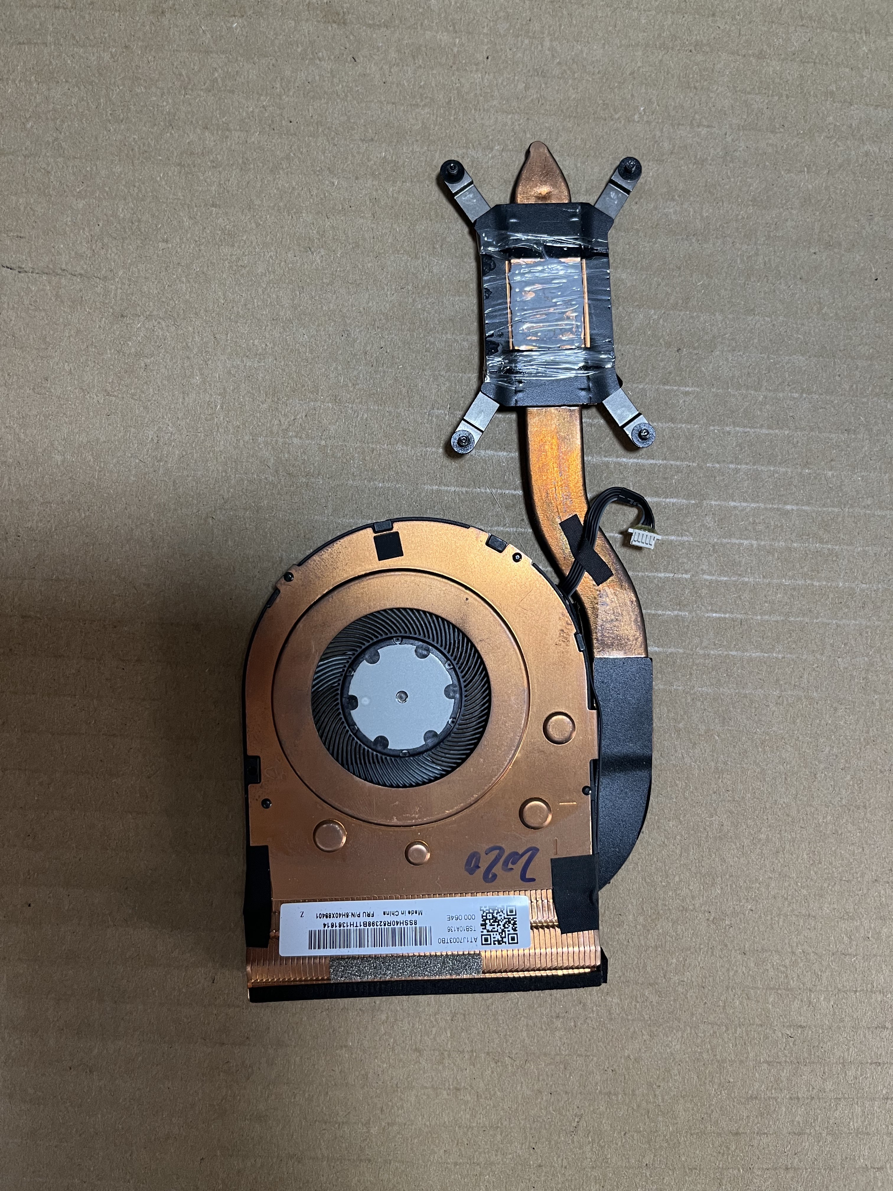 拆机 联想Thinkpad T490S T14S T495S 散热 风扇5H40X89401