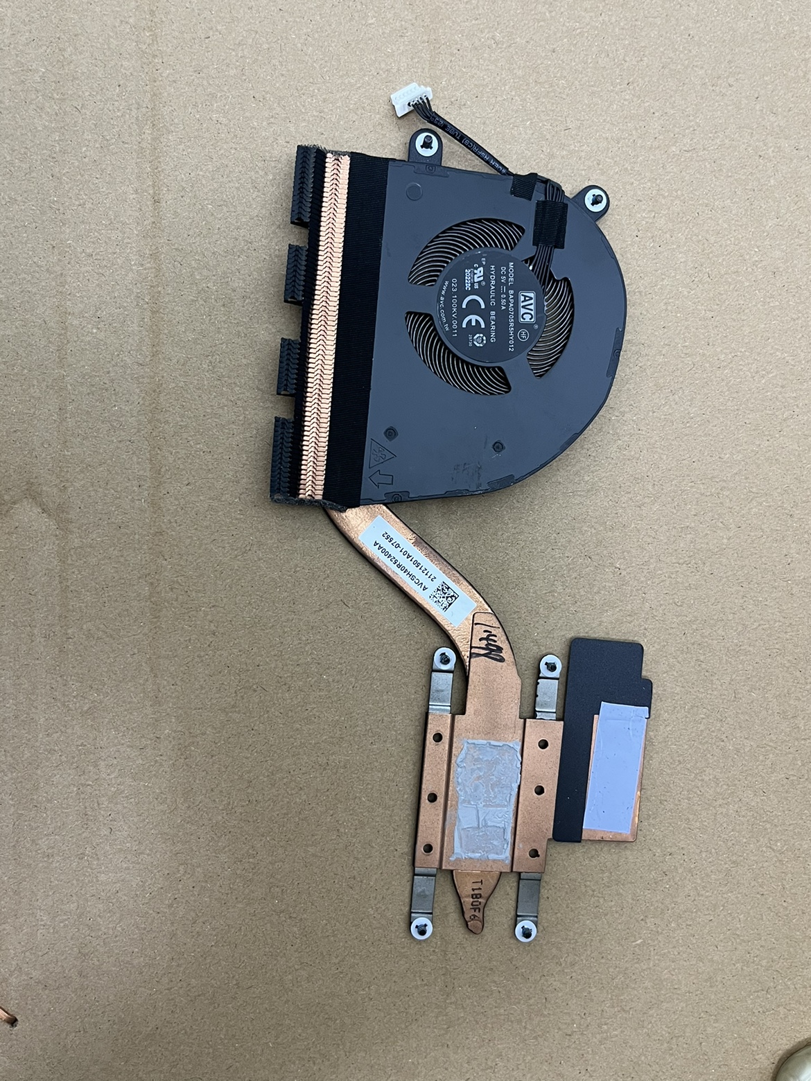 联想 ThinkPad L13 Yoga 2nd Gen 散热器  Fan  5H40X89403