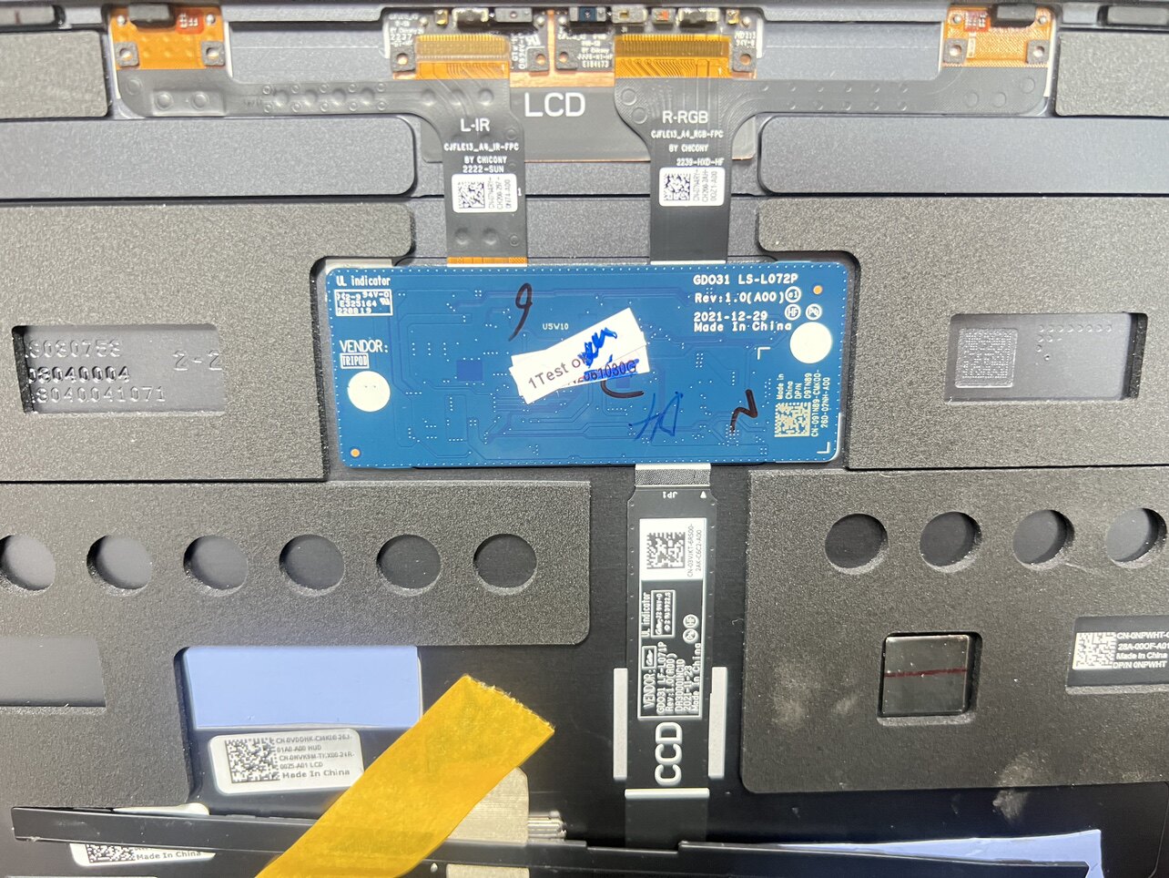 DELL/戴尔 XPS13 9315 9320 摄像头 麦克风线7N4RY 0BF122