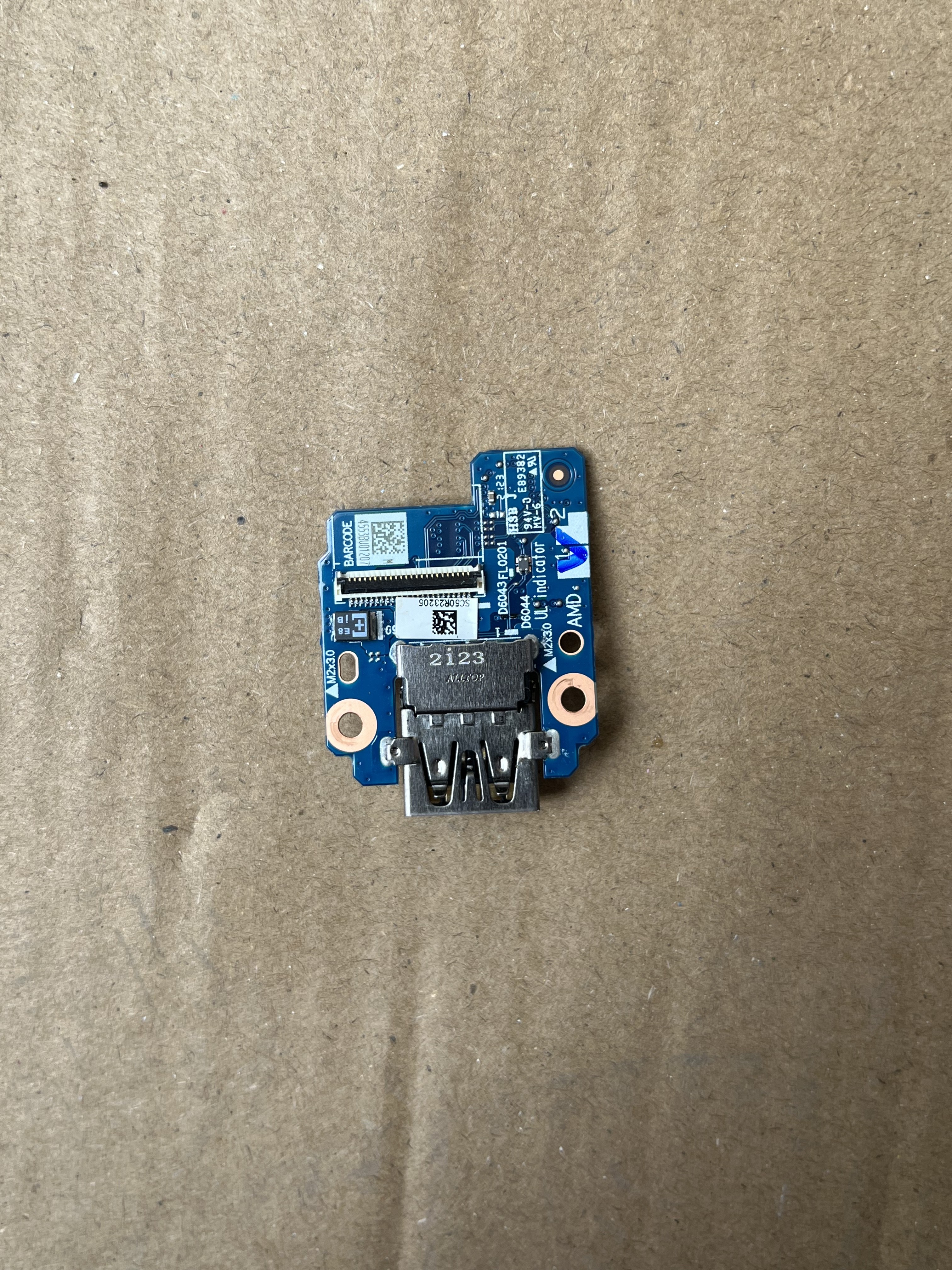 联想Thinkpad X13 T14S AMD USB接口小板 NS-C791 FRU 5C50S73052