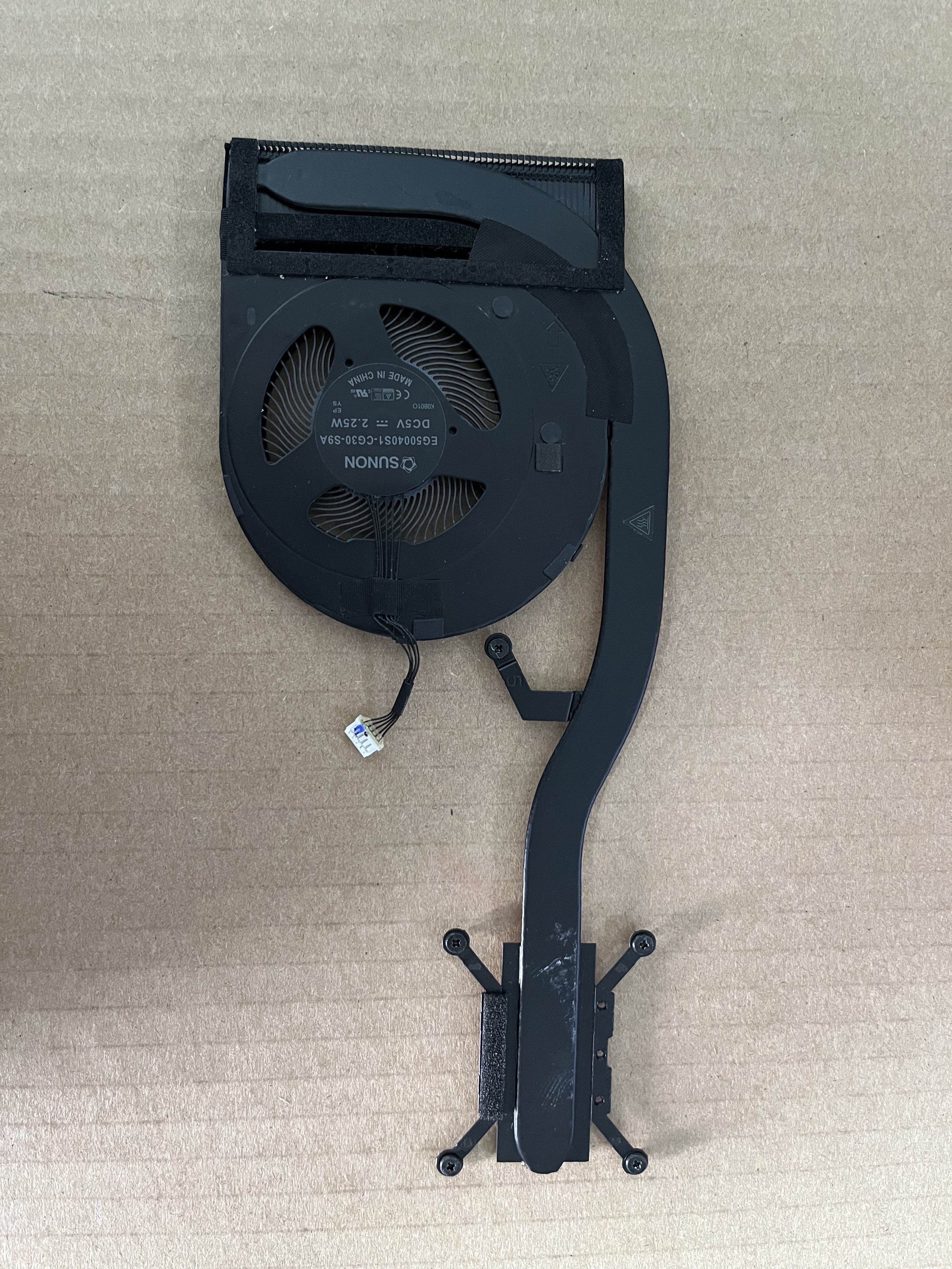 拆机联想Thinkpad T490 T14 Gen 1 风扇  散热器5H40W36703