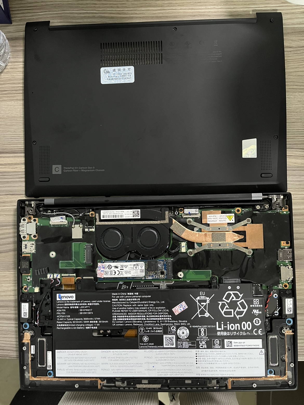 联想i7-1165G7 散卖散热器风扇USB接口喇叭  ABCD壳 30块钱是排线