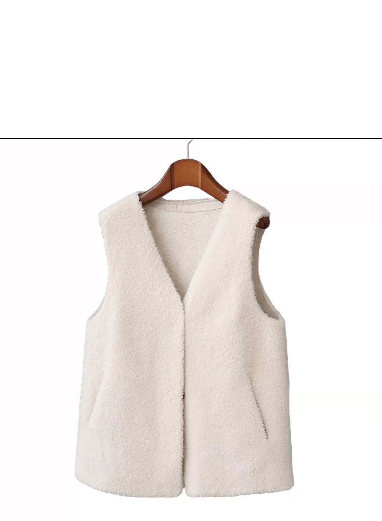 新款时尚百搭修身显瘦羊羔毛皮毛一体马甲颗粒绒毛毛背心