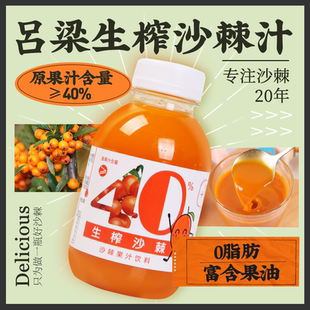沙棘汁吕梁野山坡网红维C饮料325ml瓶装山西特产果汁饮品生榨原浆
