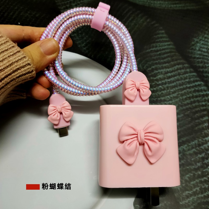 适用华为Pura80Pro nova14/nova14pro数据线保护套壳充电器缠绕绳