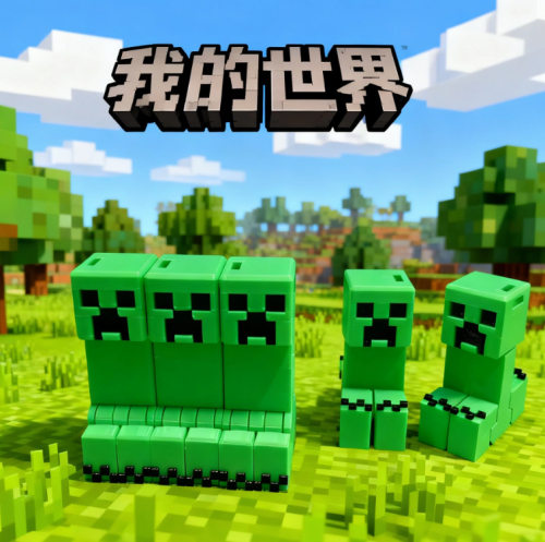 【我的世界】苦力怕怪 周边 3D打印游戏周边可动摆件玩具礼物潮玩