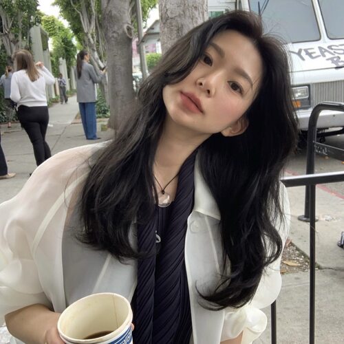 韩国博主fever同款项链小众设计高级感冰透仙气满月圆牌锁骨链女