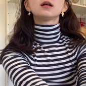 Ameistudio 仿古黄铜星星花瓶造型可爱耳环耳钉女式 Fever同款 个性