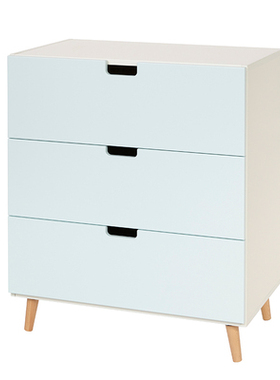 丹麦原装进口曼霓诗Manis-h儿童橱柜收纳抽屉柜斗柜多功能柜简约