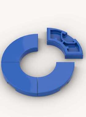 小积木颗粒四分之一2x2圆弧光板平板光面板兼容27925零件DIY配件