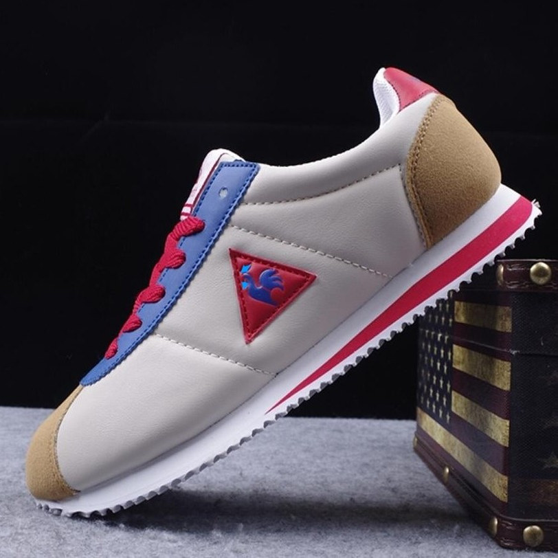 真皮阿甘鞋透气休闲鞋百搭情侣鞋