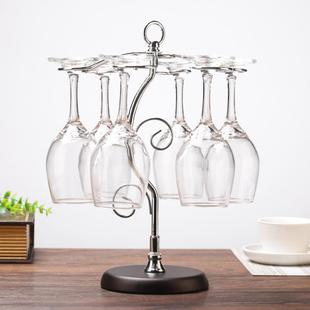 创意红酒杯架摆件欧式 高脚杯架倒挂现代简约葡萄酒杯悬挂家用