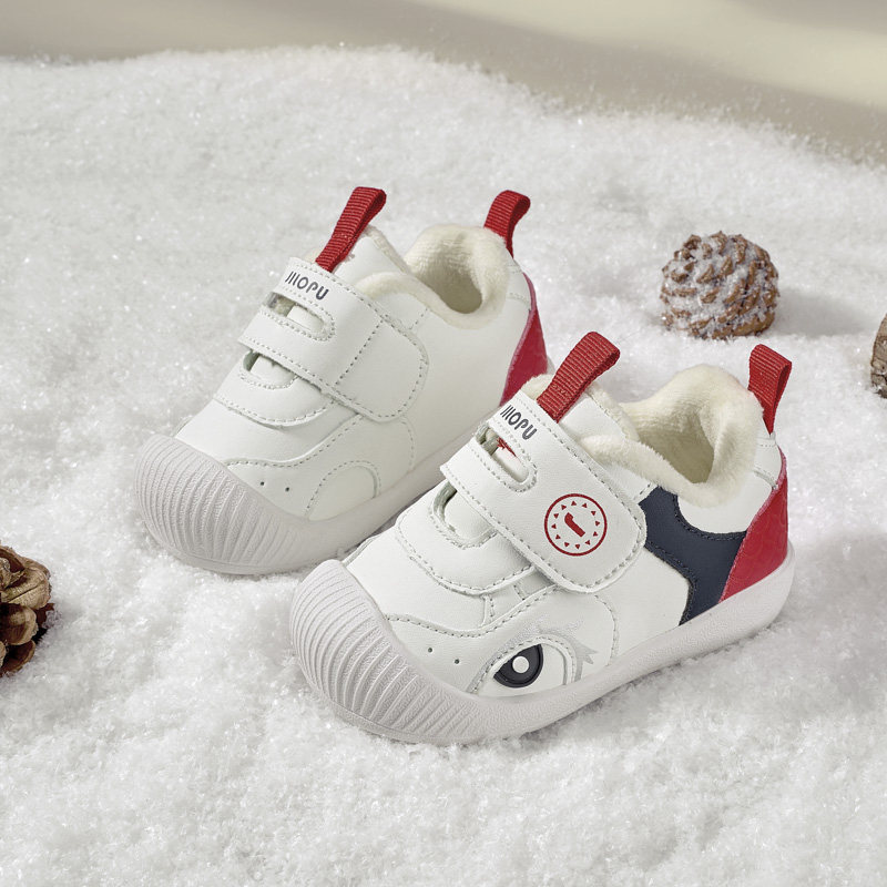 基落普男宝宝学步鞋子2026秋冬新款女童软底防滑婴儿鞋棉鞋春夏款