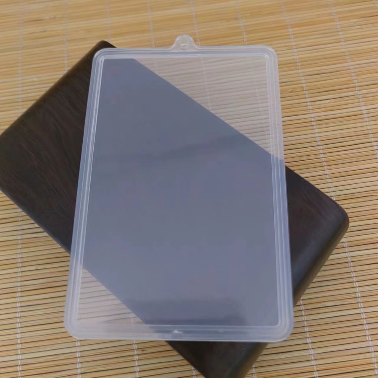 新款公交卡学生证校园饭卡长方清新双面透明塑料硬壳ins风卡套