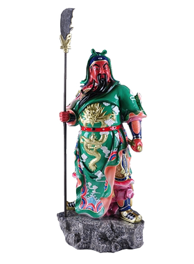 陶瓷关公摆件武财神爷像招财家居供奉关二爷神像公司乔迁开业礼品