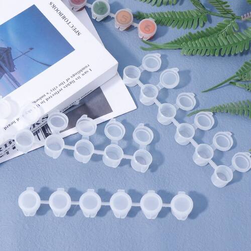 连体3ml空盒子涂鸦彩绘石膏娃娃