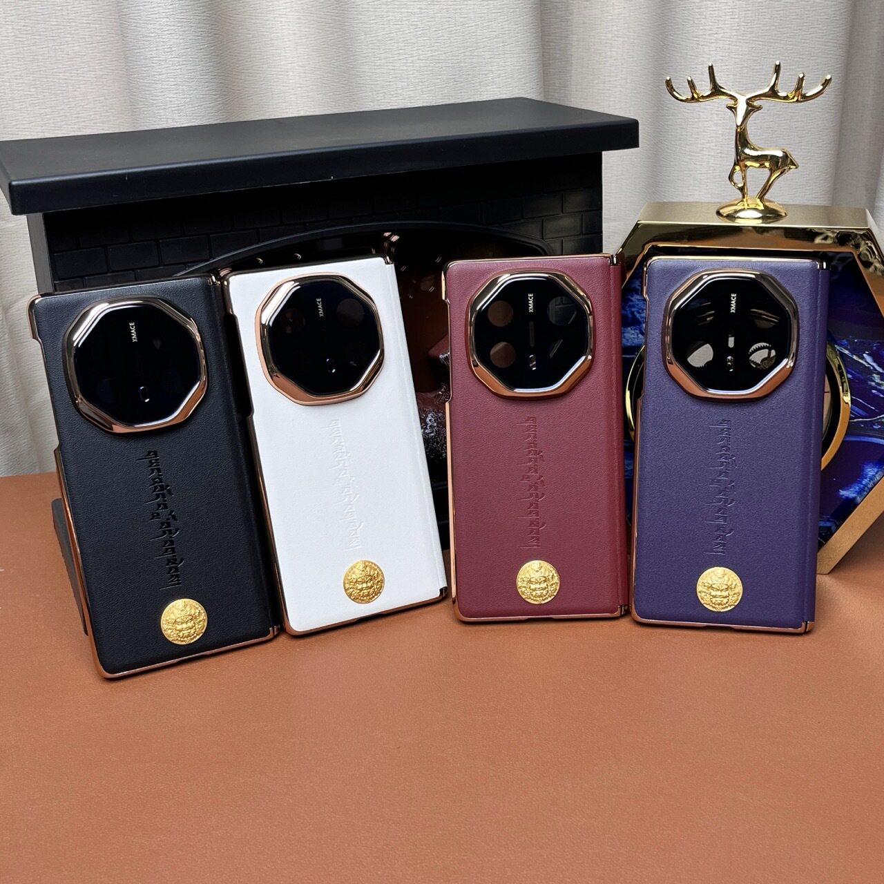 适用华为MateX5黄财神手机壳