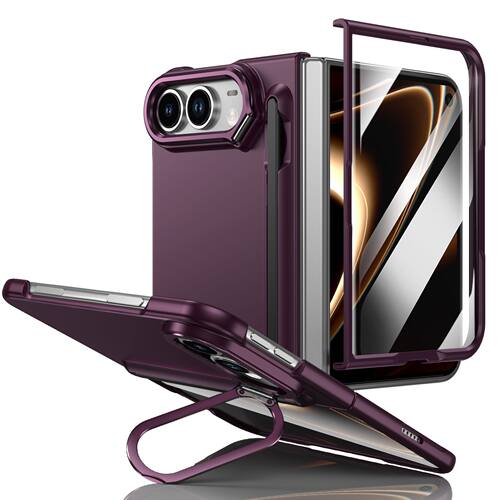 适用iPhoneDuo手机壳带笔镜框
