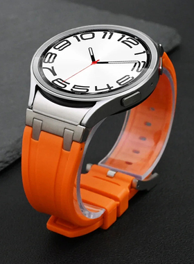 适用三星Galaxy Watch6Classic手表AP液态硅胶WATCH 7/FE弧口表带